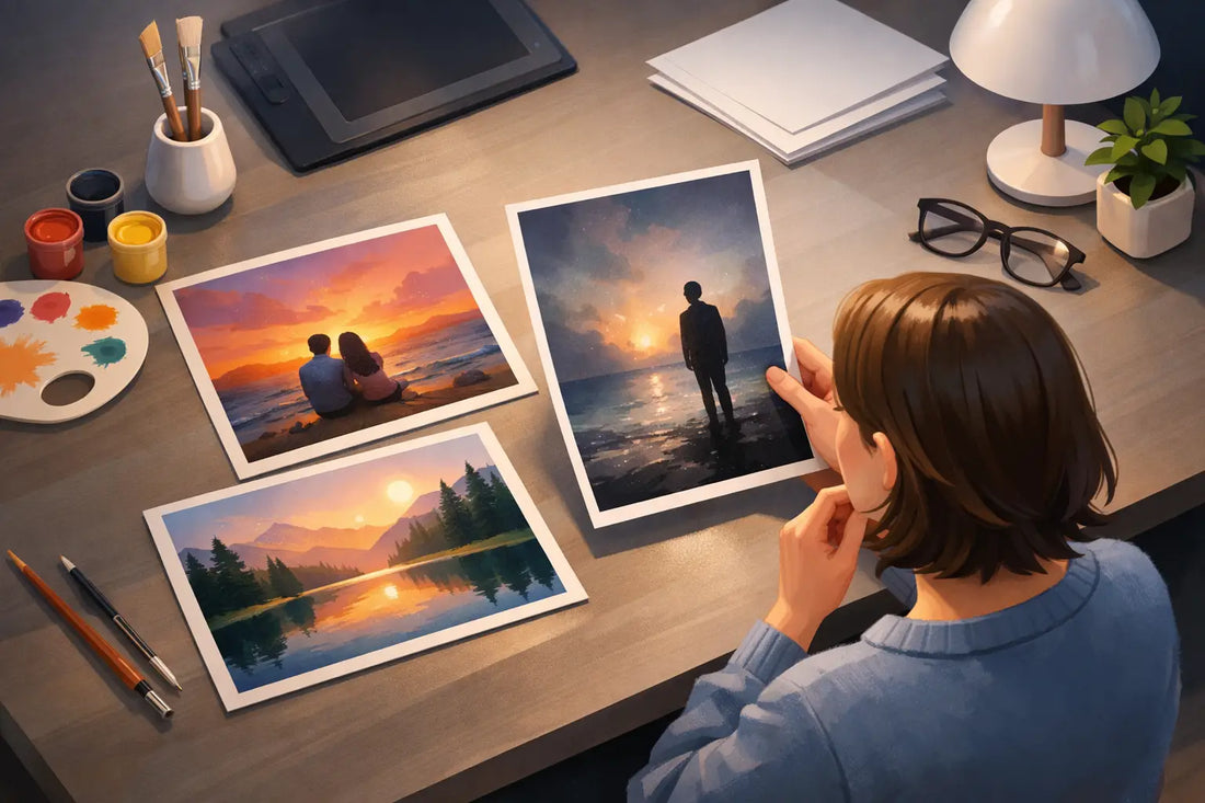 Kunstprints met emotionele diepte kiezen