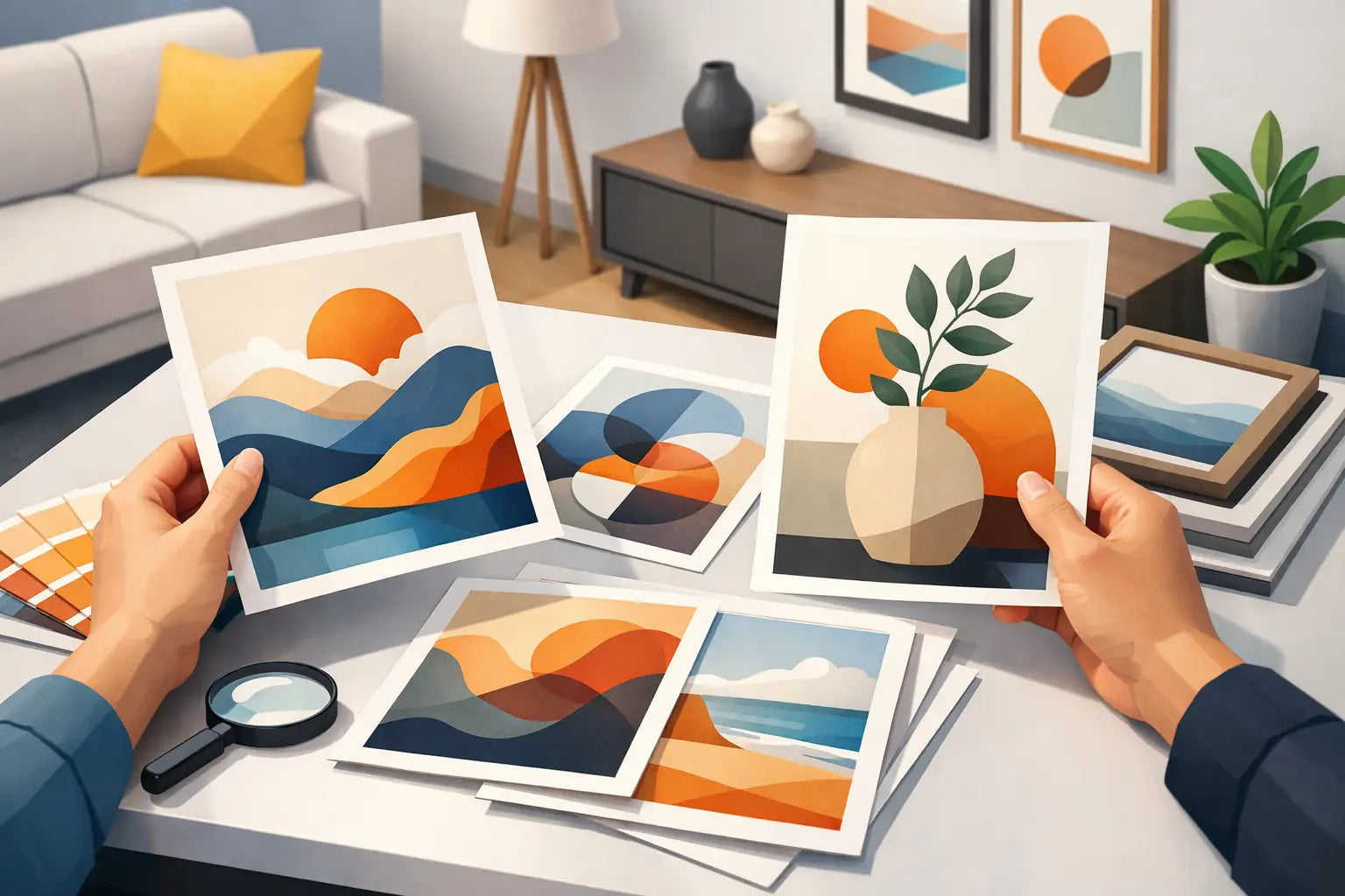 Beste prints voor modern interieur kiezen