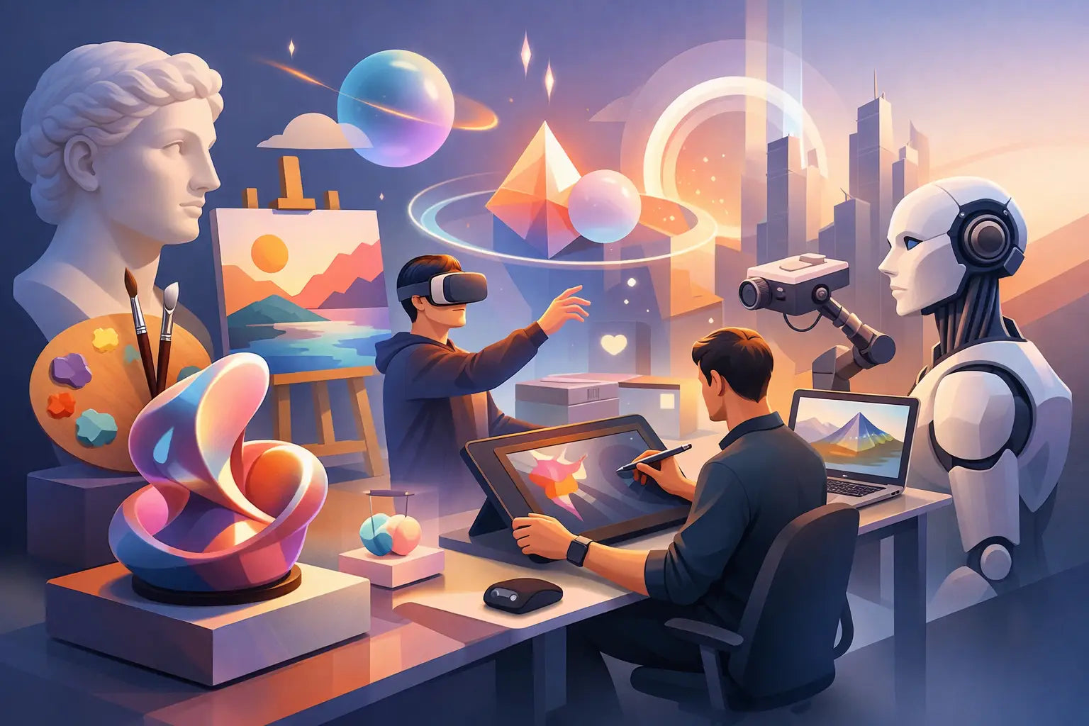 Trends in kunst en technologie van nu