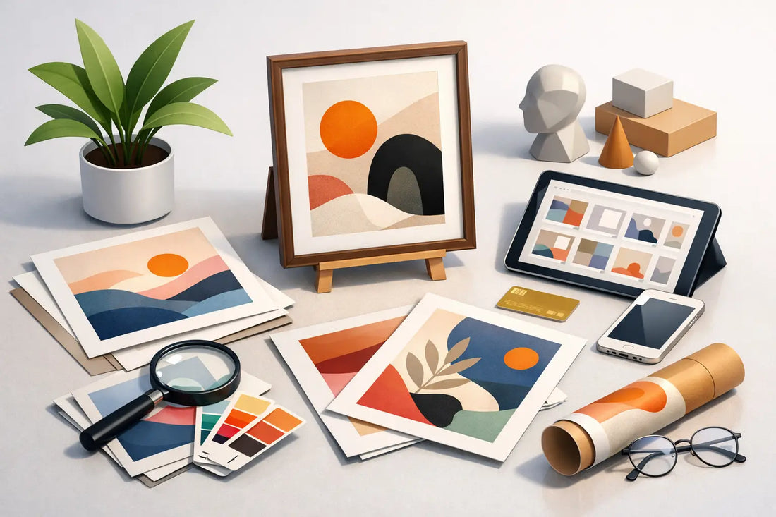 Gids voor hedendaagse kunstprints kopen