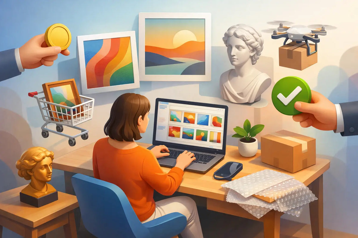 Hoe koop je kunst online zonder twijfel?