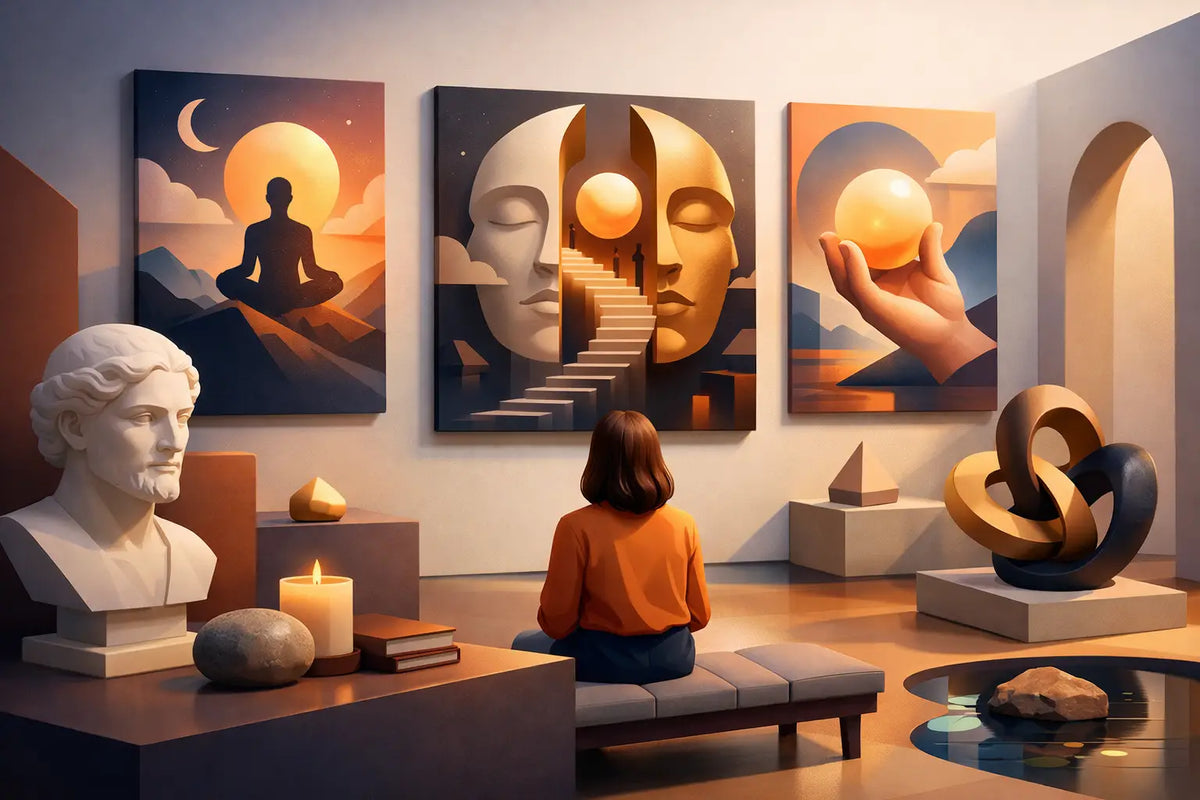 Filosofische wandkunst kopen met gevoel