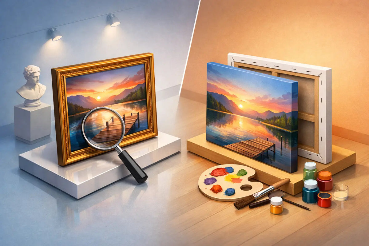 Museumprint versus canvasprint uitgelegd
